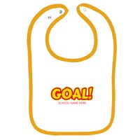 Infant Contrast Trim Terry Bib Thumbnail