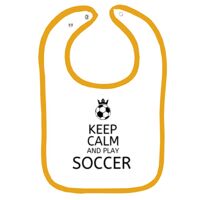 Infant Contrast Trim Terry Bib Thumbnail