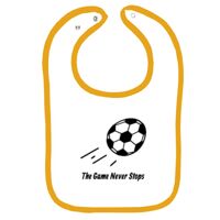 Infant Contrast Trim Terry Bib Thumbnail