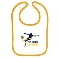 Infant Contrast Trim Terry Bib Thumbnail