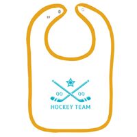 Infant Contrast Trim Terry Bib Thumbnail