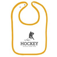 Infant Contrast Trim Terry Bib Thumbnail