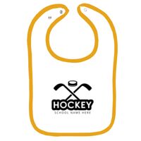 Infant Contrast Trim Terry Bib Thumbnail