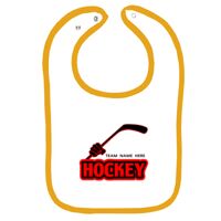 Infant Contrast Trim Terry Bib Thumbnail