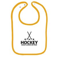 Infant Contrast Trim Terry Bib Thumbnail