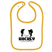 Infant Contrast Trim Terry Bib Thumbnail