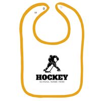 Infant Contrast Trim Terry Bib Thumbnail