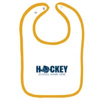 Infant Contrast Trim Terry Bib Thumbnail