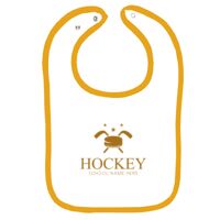 Infant Contrast Trim Terry Bib Thumbnail