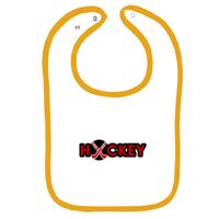 Infant Contrast Trim Terry Bib Thumbnail