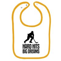 Infant Contrast Trim Terry Bib Thumbnail