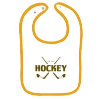 Infant Contrast Trim Terry Bib Thumbnail