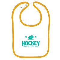 Infant Contrast Trim Terry Bib Thumbnail