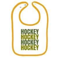 Infant Contrast Trim Terry Bib Thumbnail