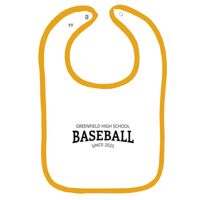 Infant Contrast Trim Terry Bib Thumbnail