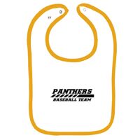 Infant Contrast Trim Terry Bib Thumbnail