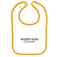 Infant Contrast Trim Terry Bib Thumbnail