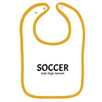 Infant Contrast Trim Terry Bib Thumbnail