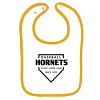 Infant Contrast Trim Terry Bib Thumbnail