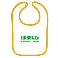 Infant Contrast Trim Terry Bib Thumbnail