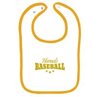 Infant Contrast Trim Terry Bib Thumbnail