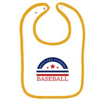 Infant Contrast Trim Terry Bib Thumbnail