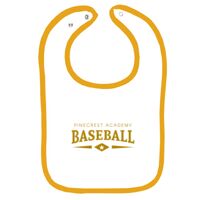 Infant Contrast Trim Terry Bib Thumbnail