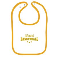 Infant Contrast Trim Terry Bib Thumbnail