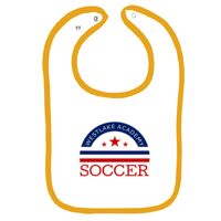 Infant Contrast Trim Terry Bib Thumbnail