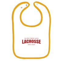 Infant Contrast Trim Terry Bib Thumbnail