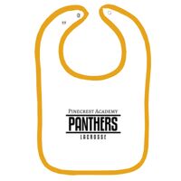 Infant Contrast Trim Terry Bib Thumbnail