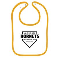 Infant Contrast Trim Terry Bib Thumbnail