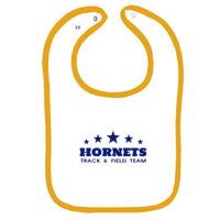 Infant Contrast Trim Terry Bib Thumbnail