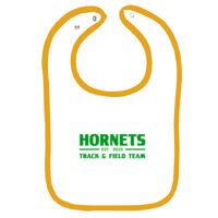 Infant Contrast Trim Terry Bib Thumbnail