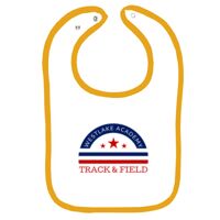 Infant Contrast Trim Terry Bib Thumbnail