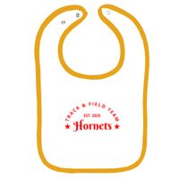 Infant Contrast Trim Terry Bib Thumbnail