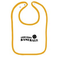 Infant Contrast Trim Terry Bib Thumbnail