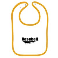 Infant Contrast Trim Terry Bib Thumbnail