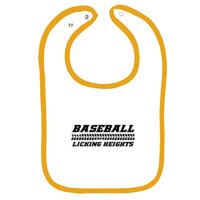 Infant Contrast Trim Terry Bib Thumbnail