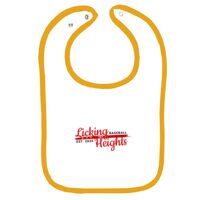 Infant Contrast Trim Terry Bib Thumbnail