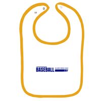 Infant Contrast Trim Terry Bib Thumbnail