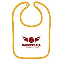 Infant Contrast Trim Terry Bib Thumbnail