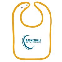 Infant Contrast Trim Terry Bib Thumbnail