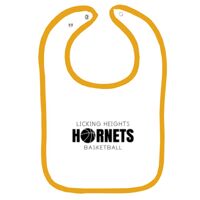 Infant Contrast Trim Terry Bib Thumbnail