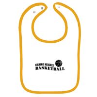 Infant Contrast Trim Terry Bib Thumbnail