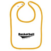 Infant Contrast Trim Terry Bib Thumbnail