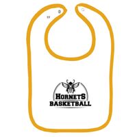 Infant Contrast Trim Terry Bib Thumbnail