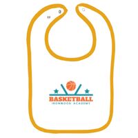 Infant Contrast Trim Terry Bib Thumbnail