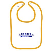 Infant Contrast Trim Terry Bib Thumbnail