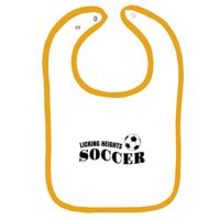 Infant Contrast Trim Terry Bib Thumbnail